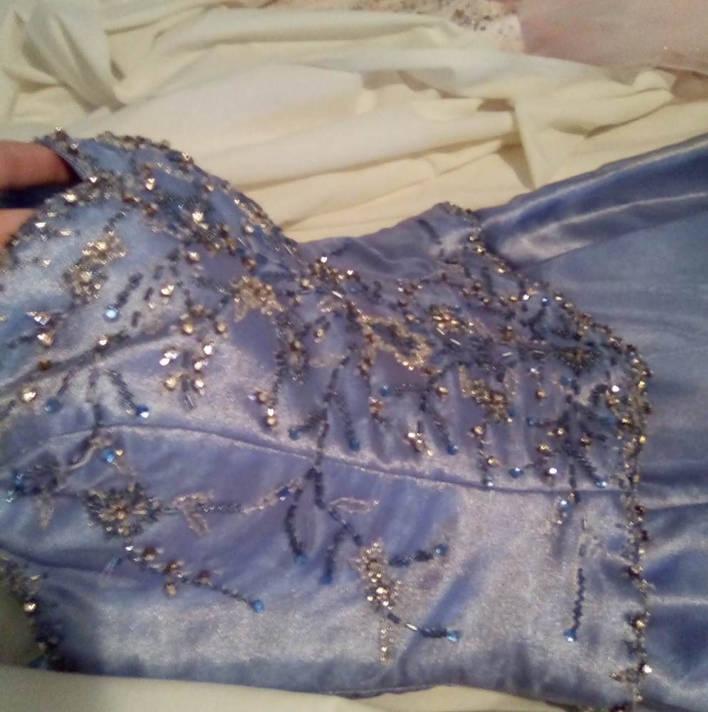 Periwinkle Pagent Gown